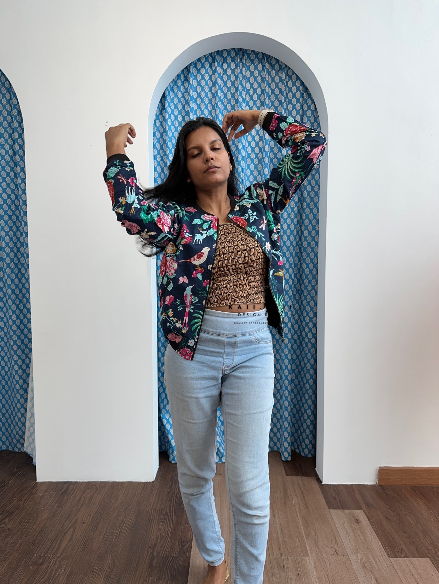 Indowestern Bomber Jacket