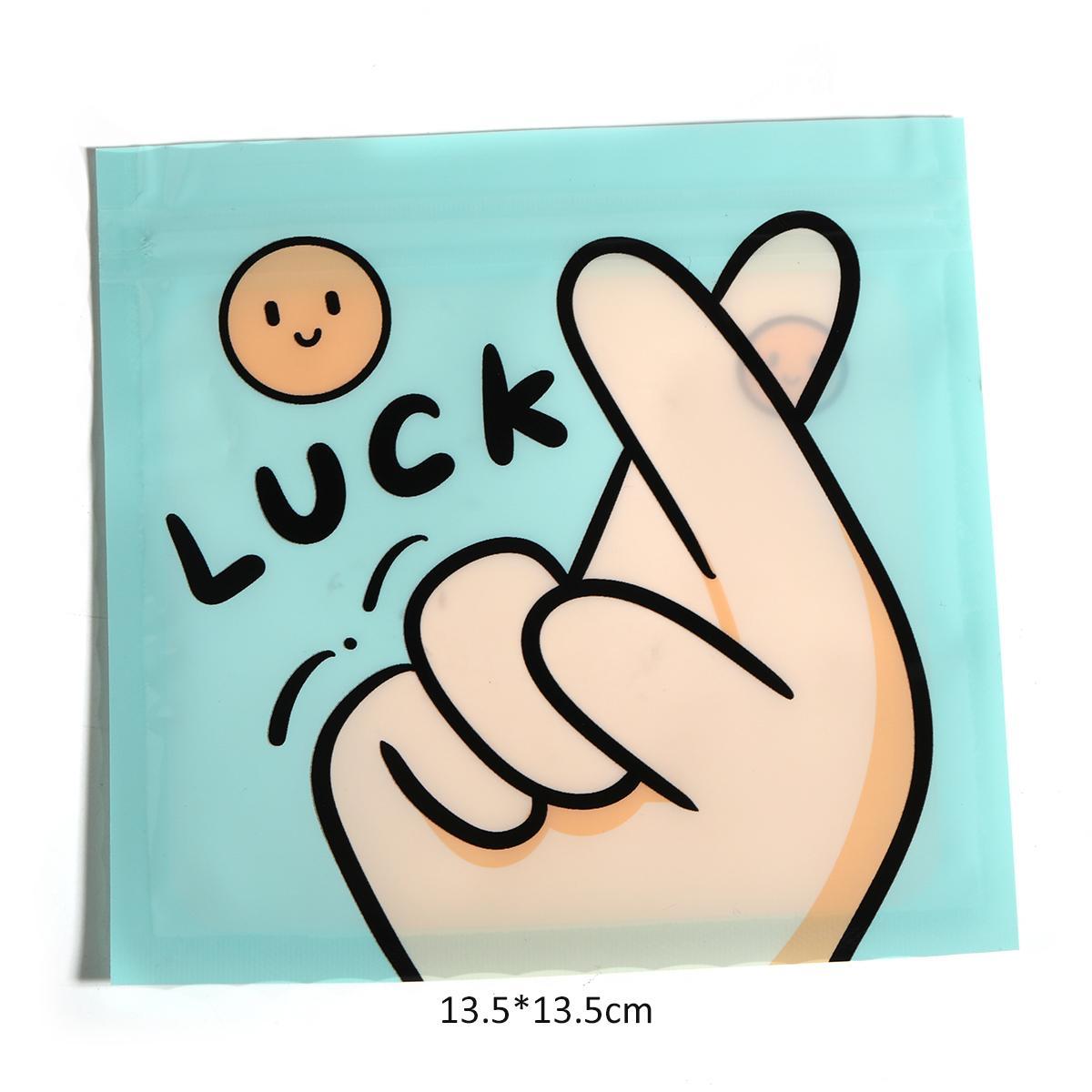 【B11】100PCS/Bag Cartoon Animal Printing Packaging Bags-JPM