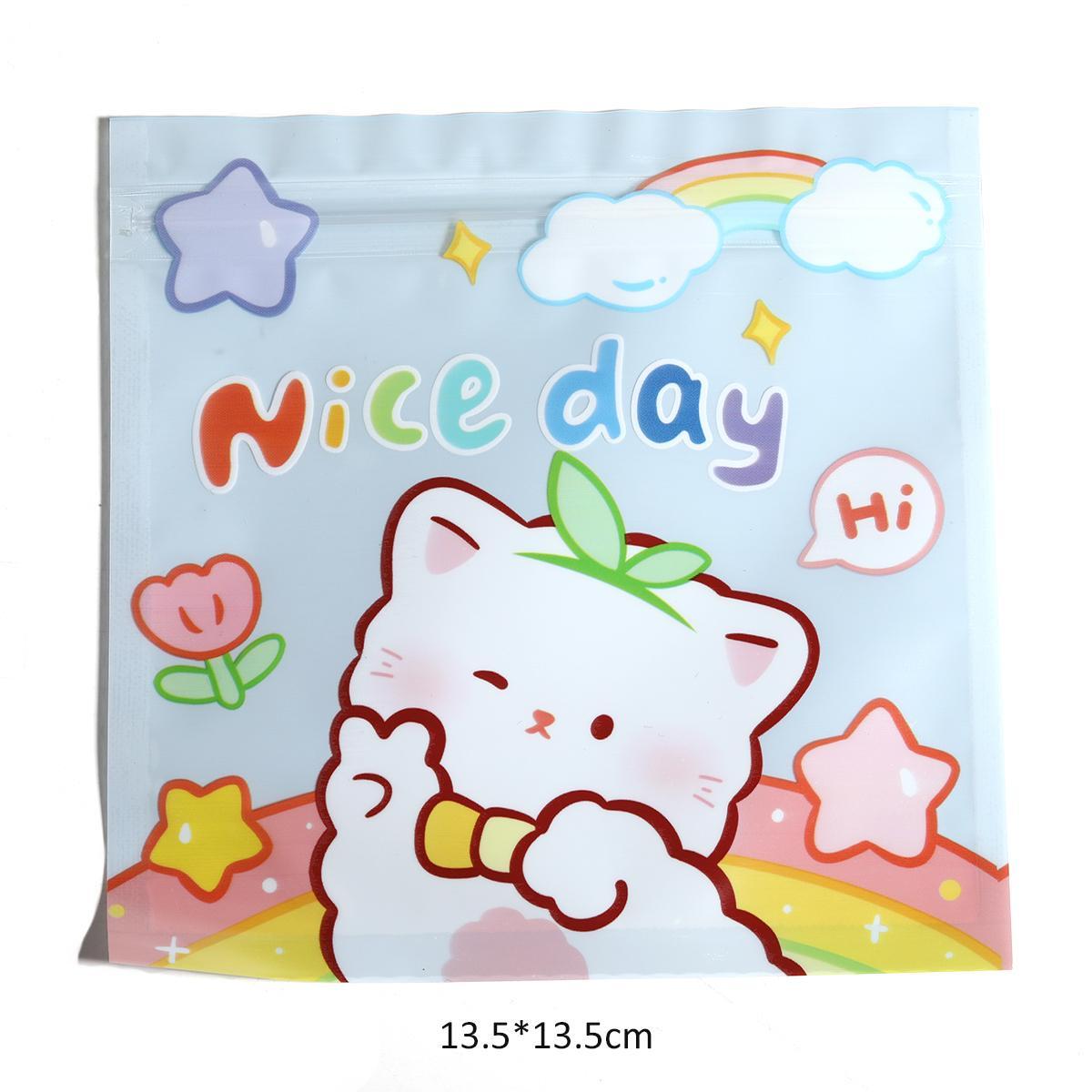【B11】100PCS/Bag Cartoon Animal Printing Packaging Bags-JPM