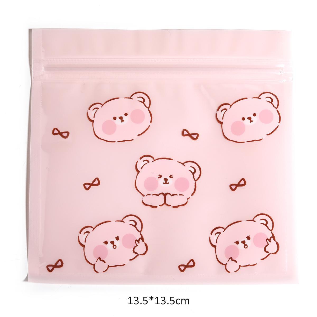 【B11】100PCS/Bag Cartoon Animal Printing Packaging Bags-JPM