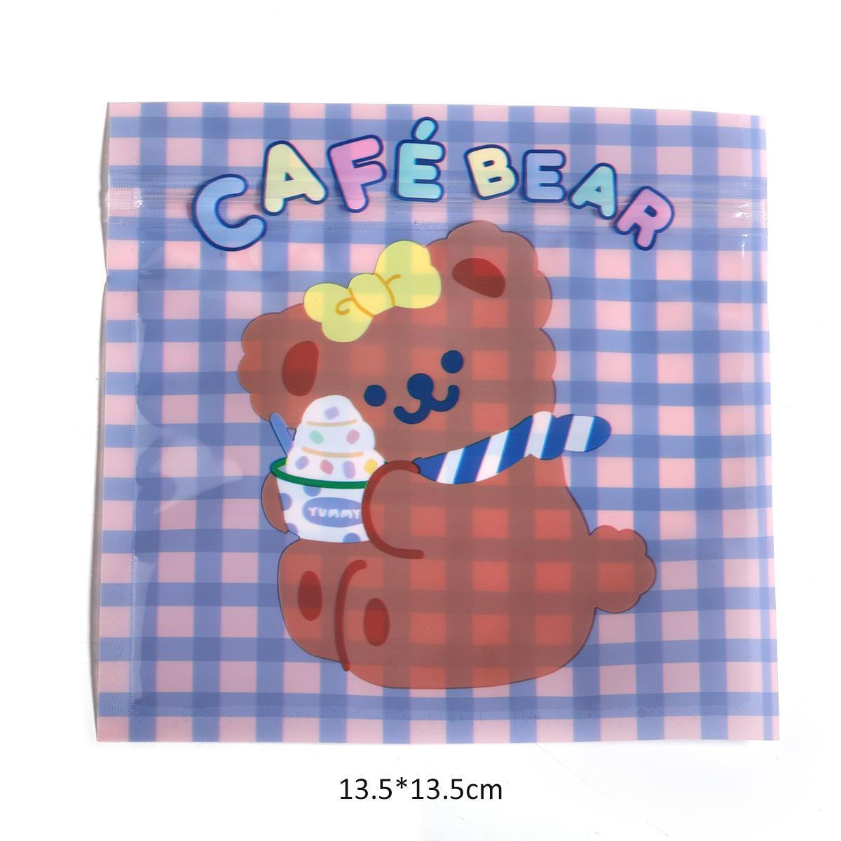 【B11】100PCS/Bag Cartoon Animal Printing Packaging Bags-JPM