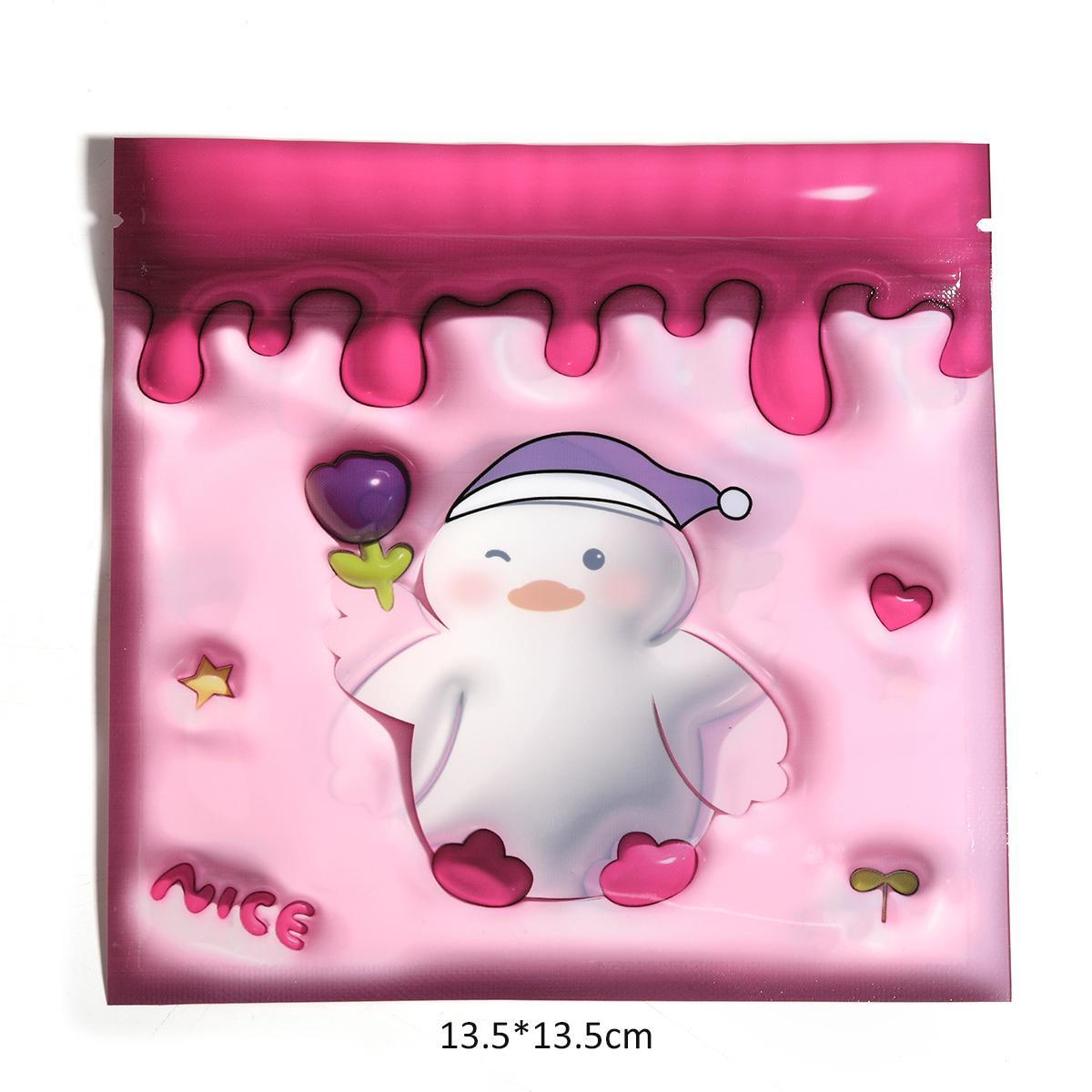 【B11】100PCS/Bag Cartoon Animal Printing Packaging Bags-JPM