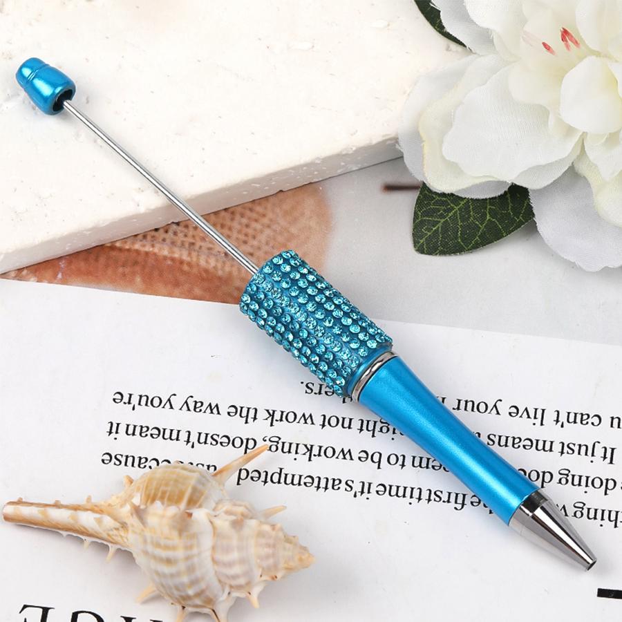 【P2] 5pcs Diamond Beaded Pens Bulk Plastic Diamond Beaded Ballpoint Pen-JPM