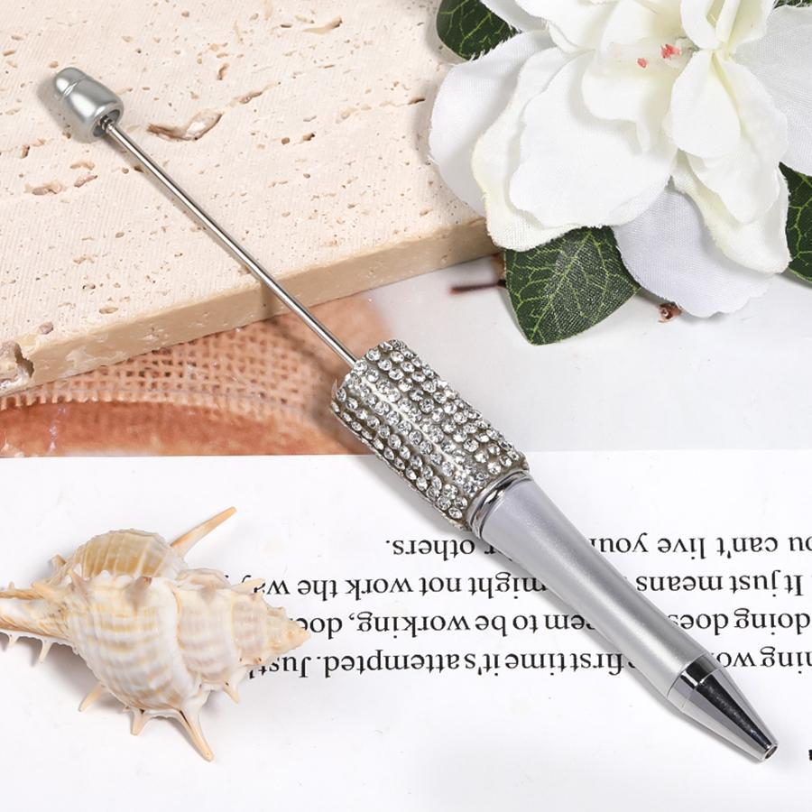 【P2] 5pcs Diamond Beaded Pens Bulk Plastic Diamond Beaded Ballpoint Pen-JPM