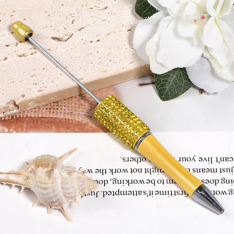 【P2] 5pcs Diamond Beaded Pens Bulk Plastic Diamond Beaded Ballpoint Pen-JPM