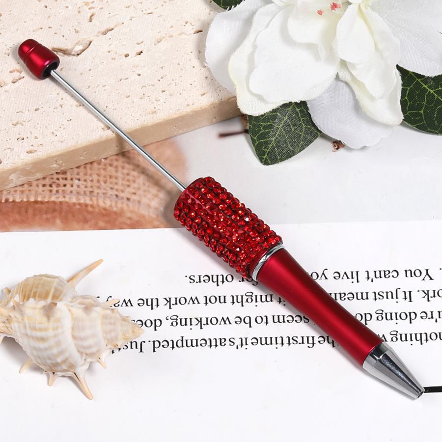【P2] 5pcs Diamond Beaded Pens Bulk Plastic Diamond Beaded Ballpoint Pen-JPM