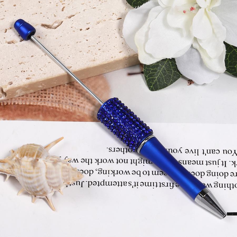 【P2] 5pcs Diamond Beaded Pens Bulk Plastic Diamond Beaded Ballpoint Pen-JPM