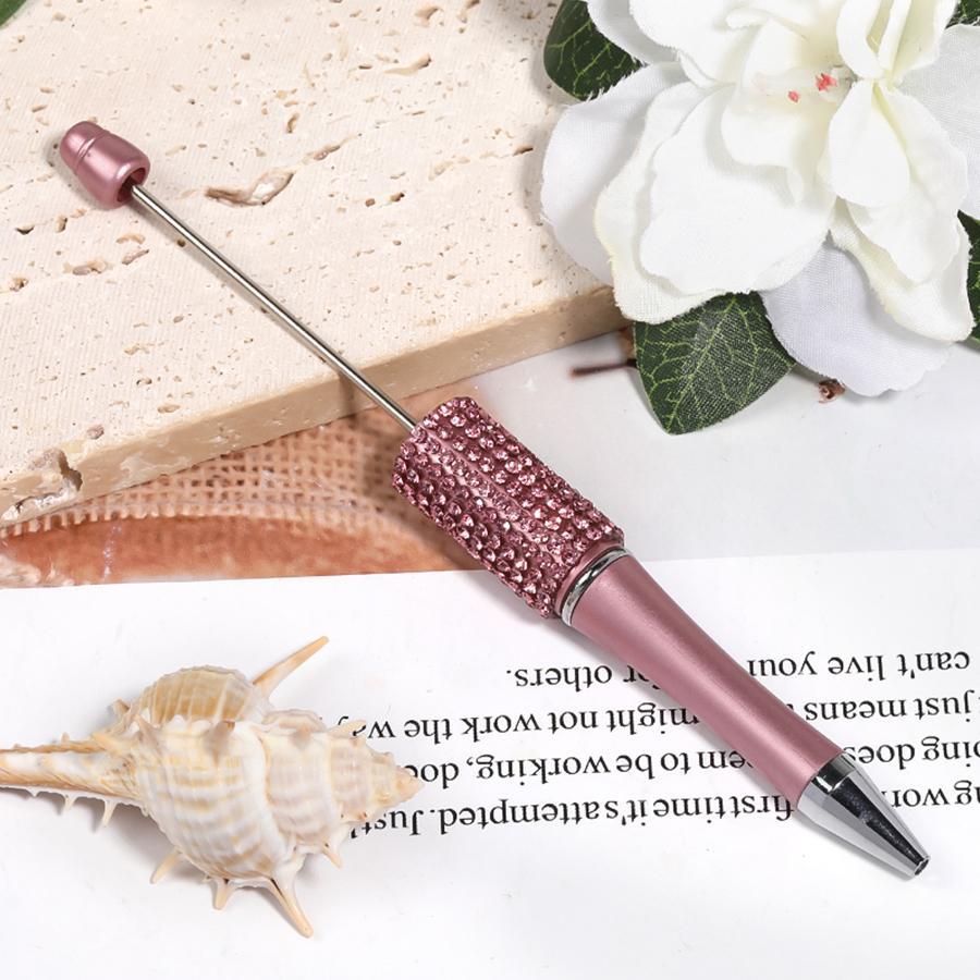 【P2] 5pcs Diamond Beaded Pens Bulk Plastic Diamond Beaded Ballpoint Pen-JPM