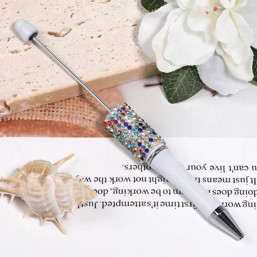 【P2] 5pcs Diamond Beaded Pens Bulk Plastic Diamond Beaded Ballpoint Pen-JPM