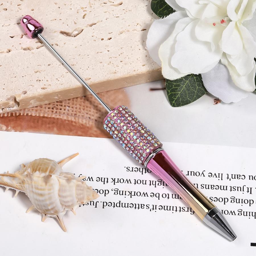 【P2] 5pcs Diamond Beaded Pens Bulk Plastic Diamond Beaded Ballpoint Pen-JPM