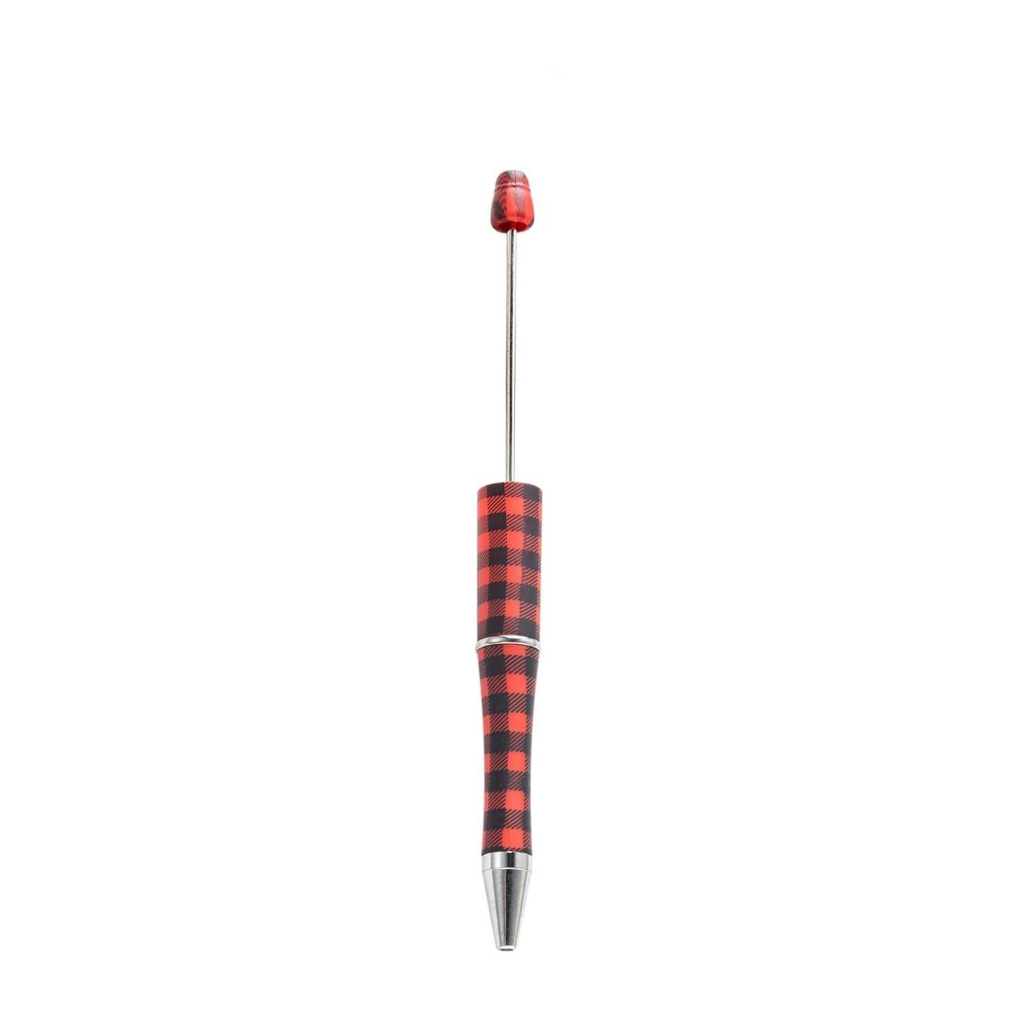 【P1】Beadable Pens Bulk Plastic Bead Ballpoint Pens for DIY 