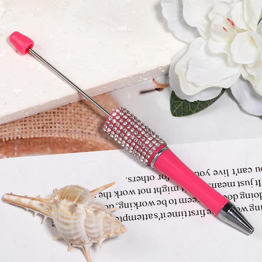 【P2] 5pcs Diamond Beaded Pens Bulk Plastic Diamond Beaded Ballpoint Pen-JPM