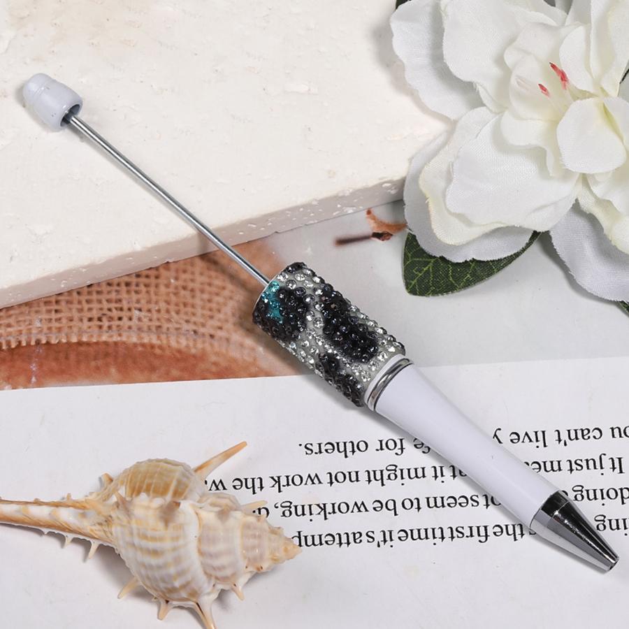 【P2] 5pcs Diamond Beaded Pens Bulk Plastic Diamond Beaded Ballpoint Pen-JPM