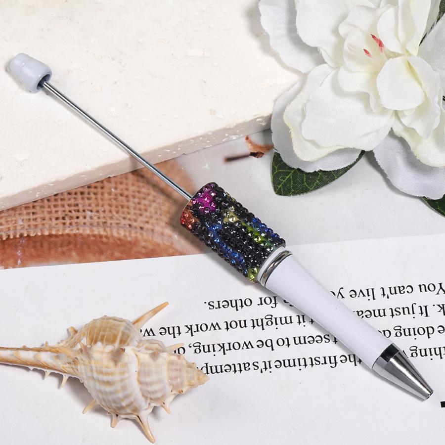 【P2] 5pcs Diamond Beaded Pens Bulk Plastic Diamond Beaded Ballpoint Pen-JPM