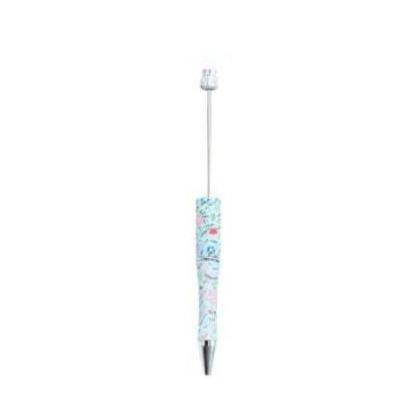 【P1】Beadable Pens Bulk Plastic Bead Ballpoint Pens for DIY 