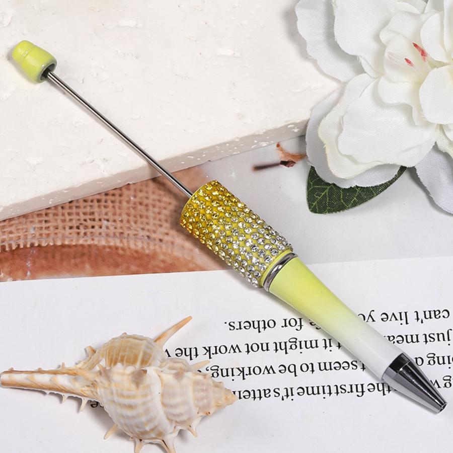 【P2] 5pcs Diamond Beaded Pens Bulk Plastic Diamond Beaded Ballpoint Pen-JPM