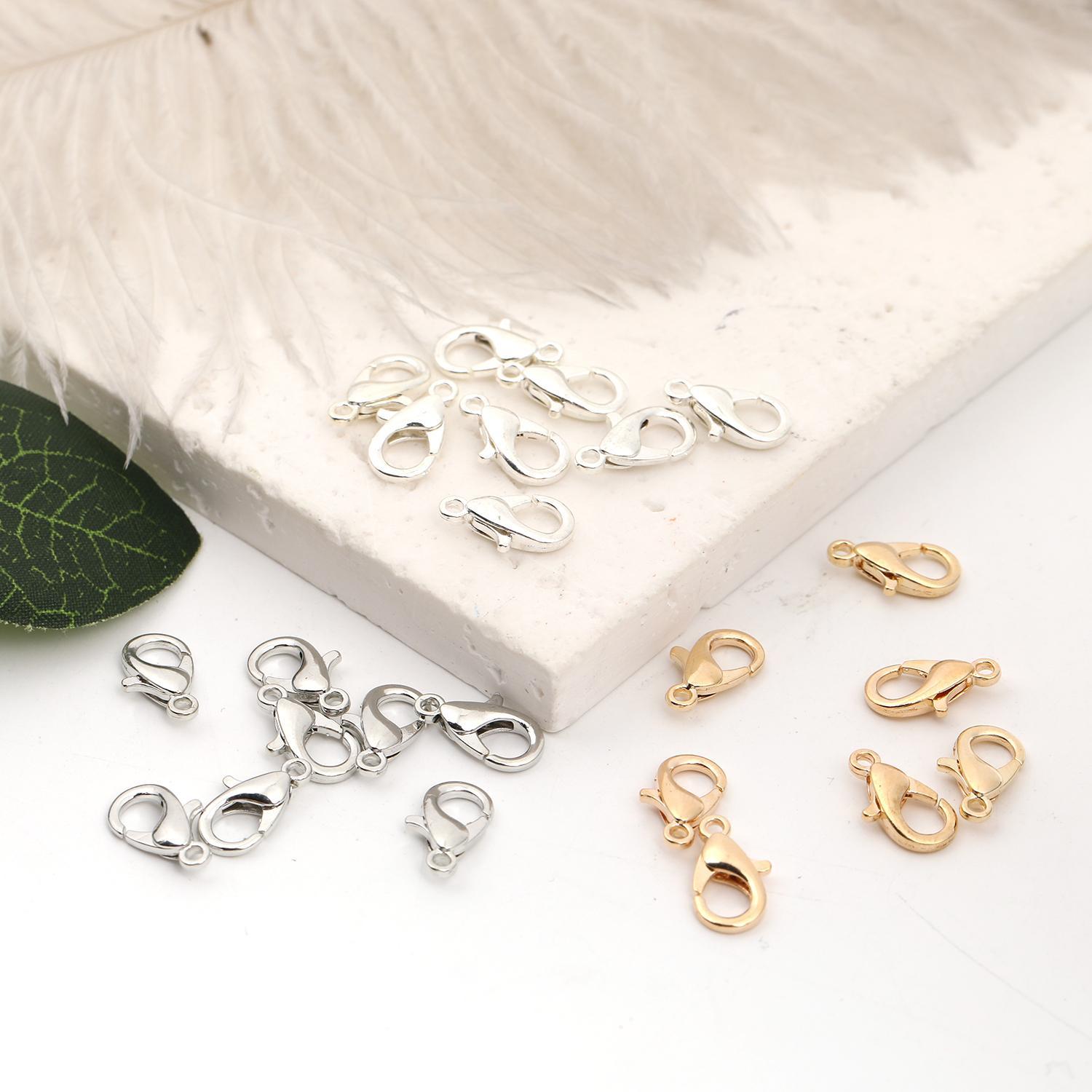 【B33】Qty 500 Metal alloy lobster clasp diy jewelry bracelet necklace-JPM