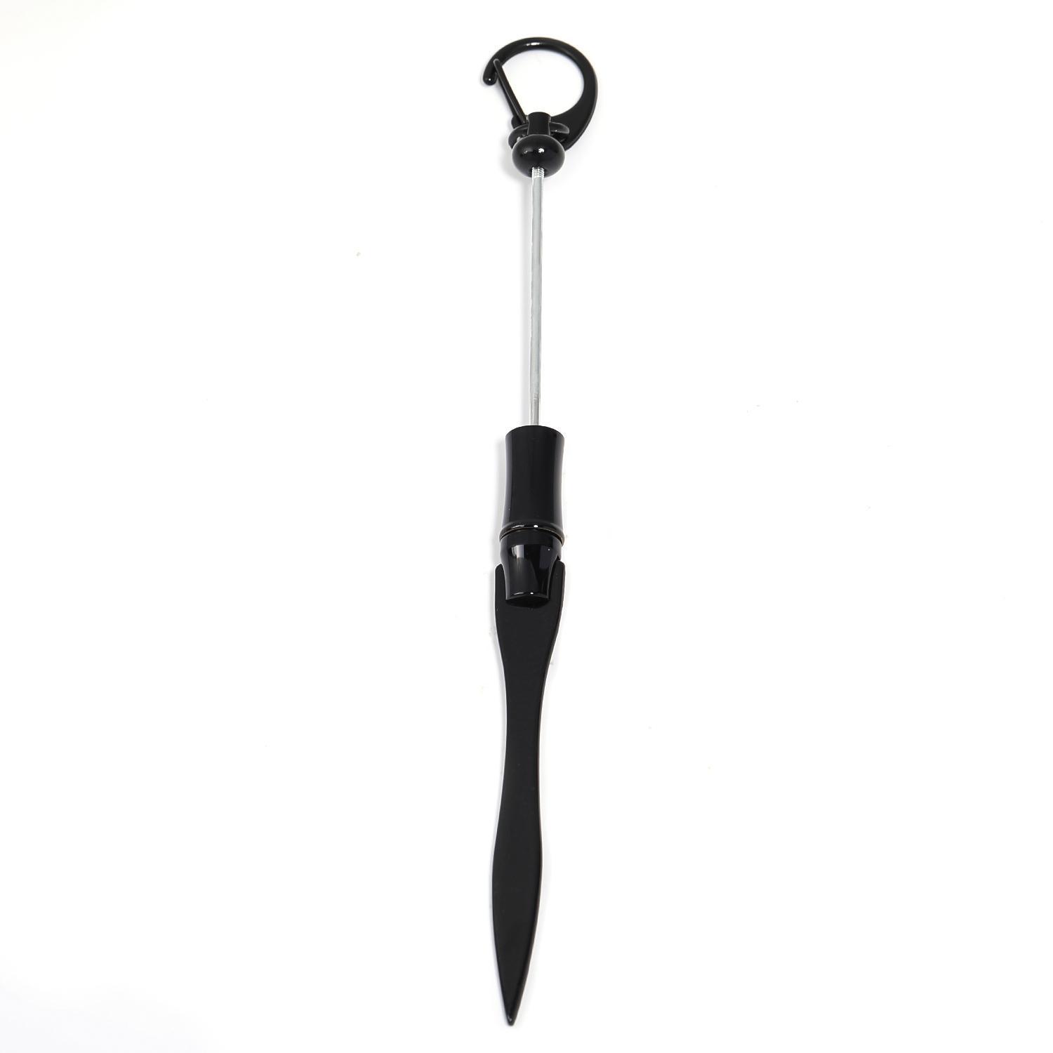 【P254】5PCS Hand-held round DIY beaded portable mirror 5pc Letter opener-JPM