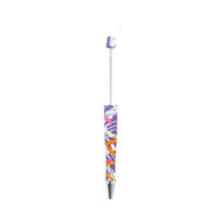 【P1】Beadable Pens Bulk Plastic Bead Ballpoint Pens for DIY 