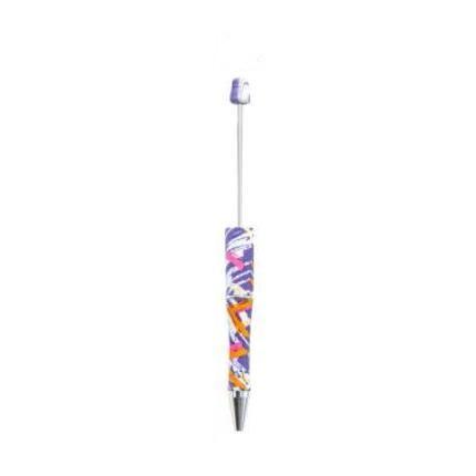 【P1】Beadable Pens Bulk Plastic Bead Ballpoint Pens for DIY 