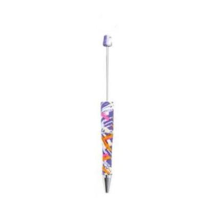 【P1】Beadable Pens Bulk Plastic Bead Ballpoint Pens for DIY 