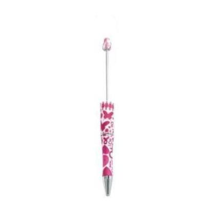 【P1】Beadable Pens Bulk Plastic Bead Ballpoint Pens for DIY 