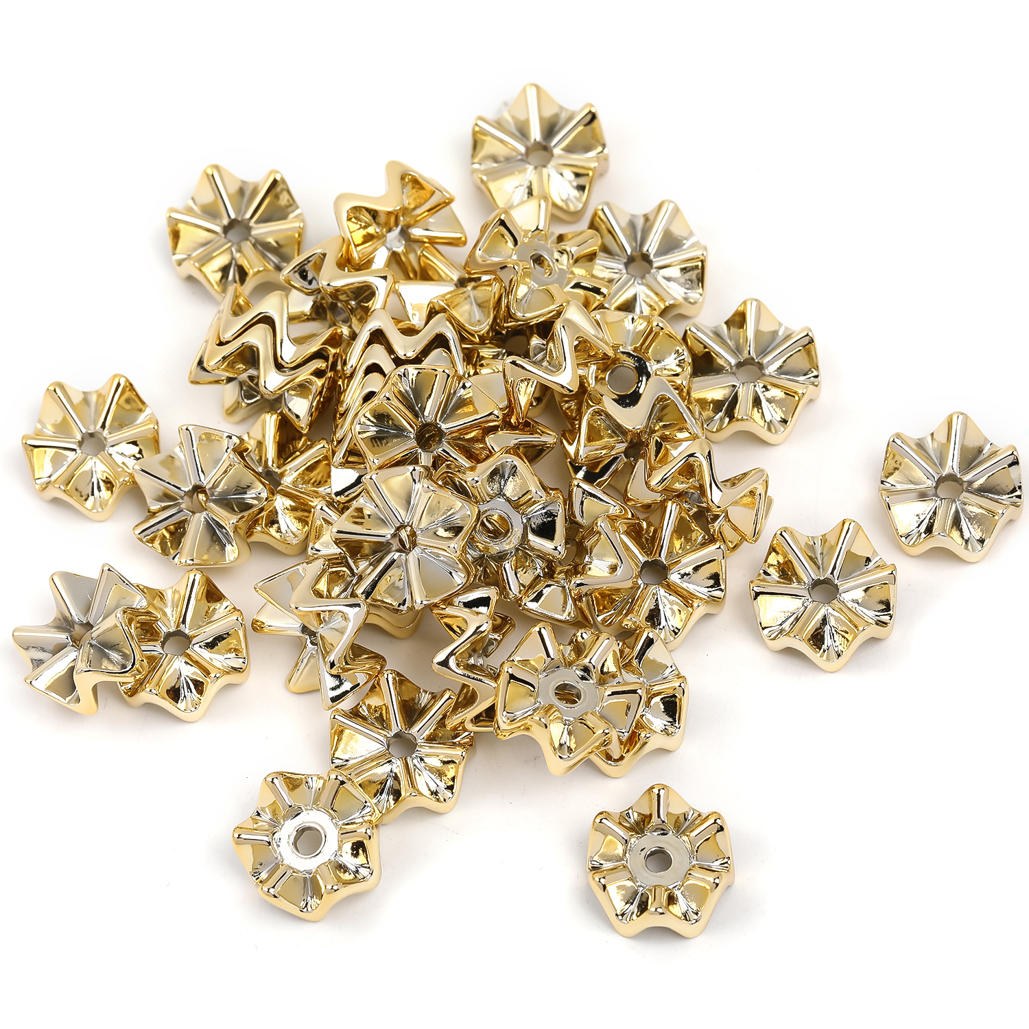 【B102】DIY jewelry wave accessories beaded spacers-JPM