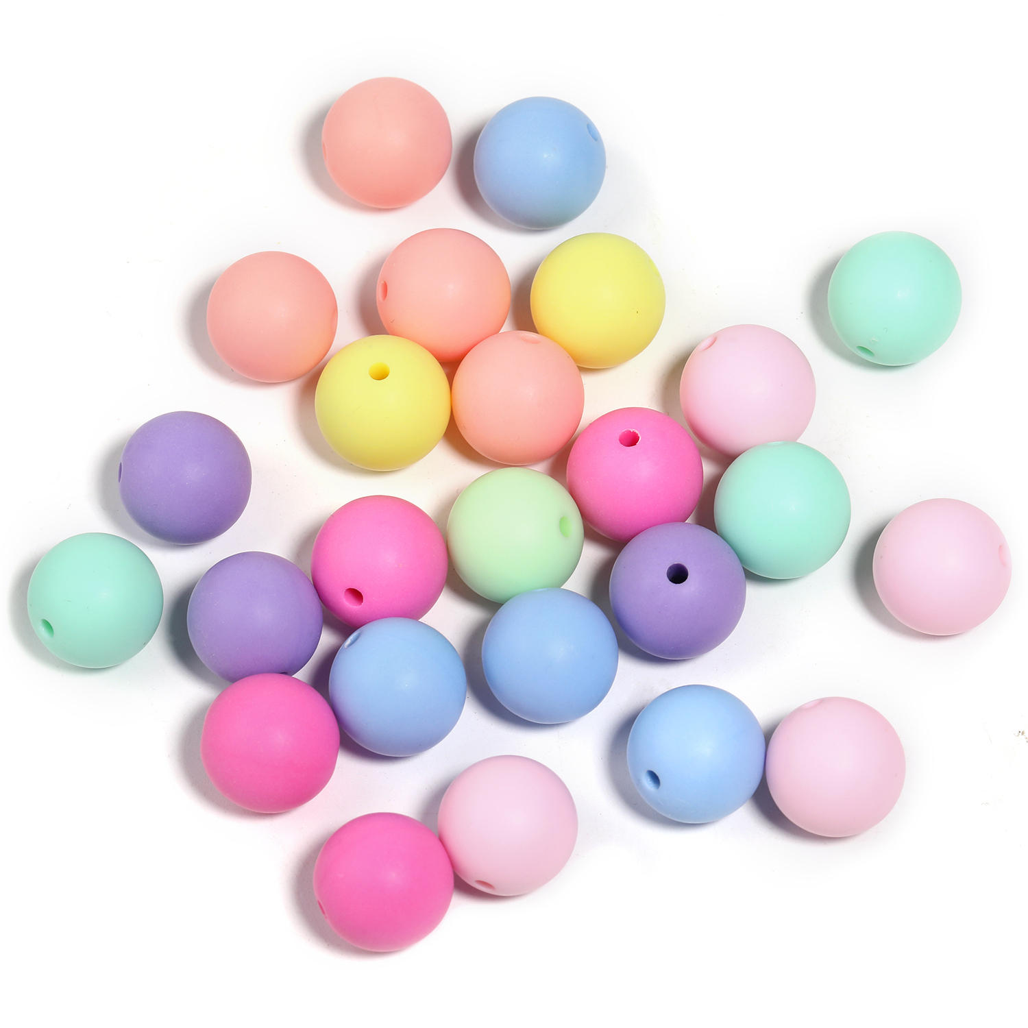 【B149】100pcs  Candy Color  Beads Loose Beads Handmade Making Kit DIY-JPM