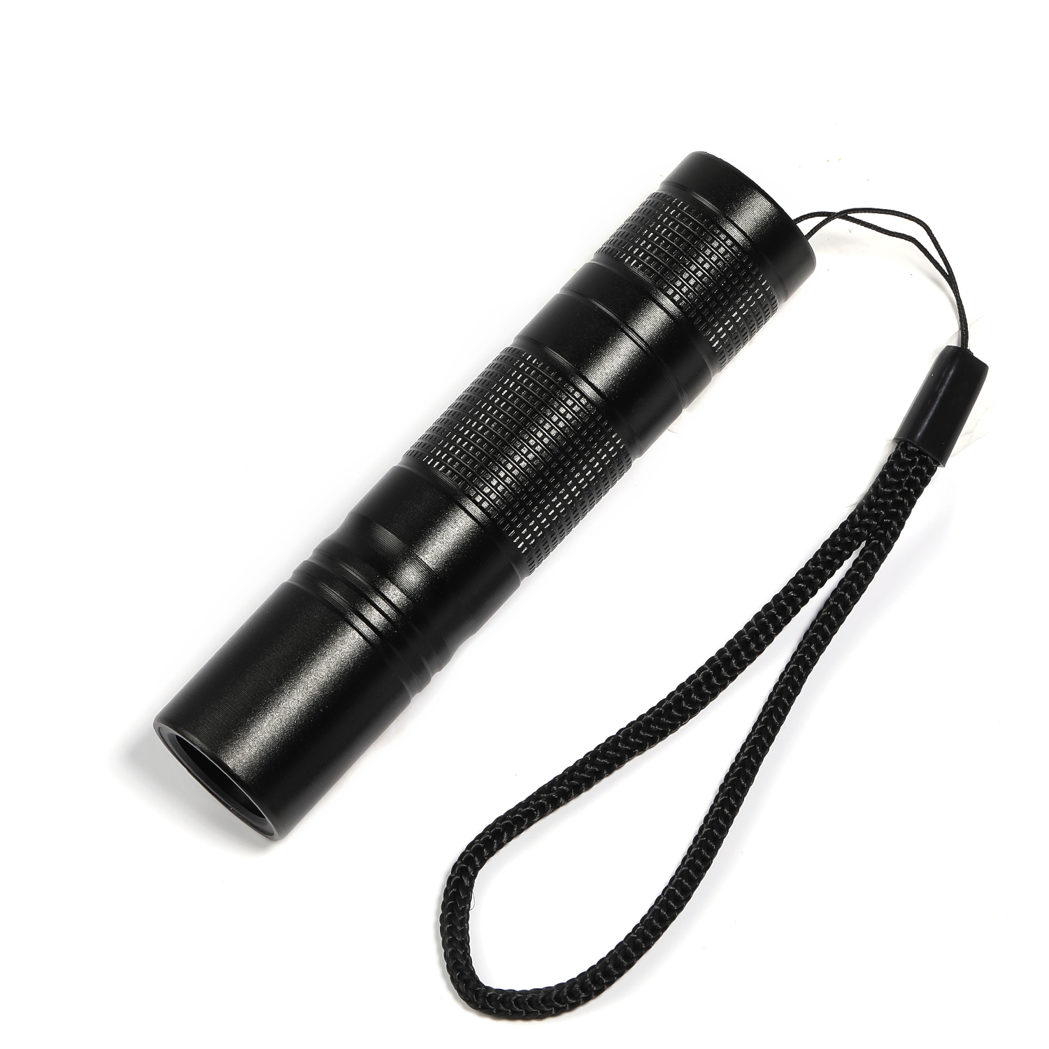 【M38】1pc Aluminum Alloy Flashlight, Modernist Black UV Torches-JPM
