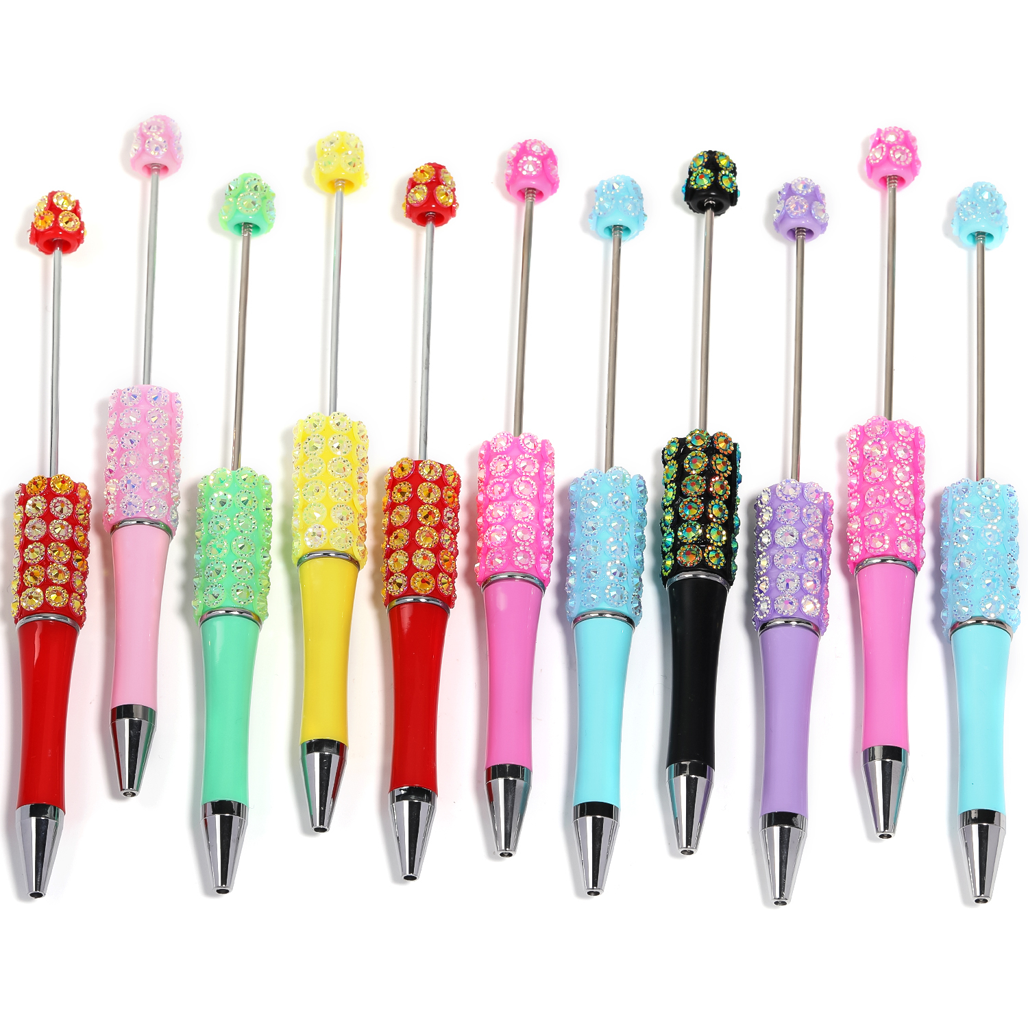 【P172】5pcs  Beadable Pens, Beadable Pens flower-JPM