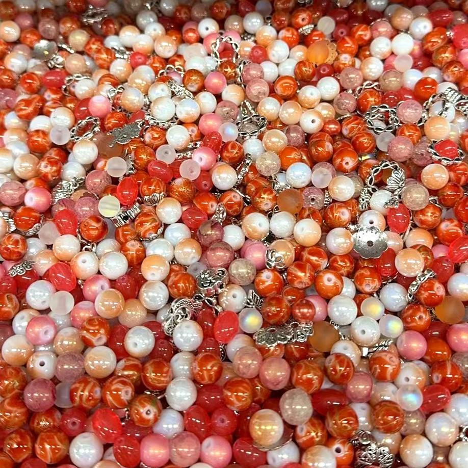 【HS2】For bracelet NOT FOR PENS! 5oz multi-style Colour mix bead accessories set with various shapes available