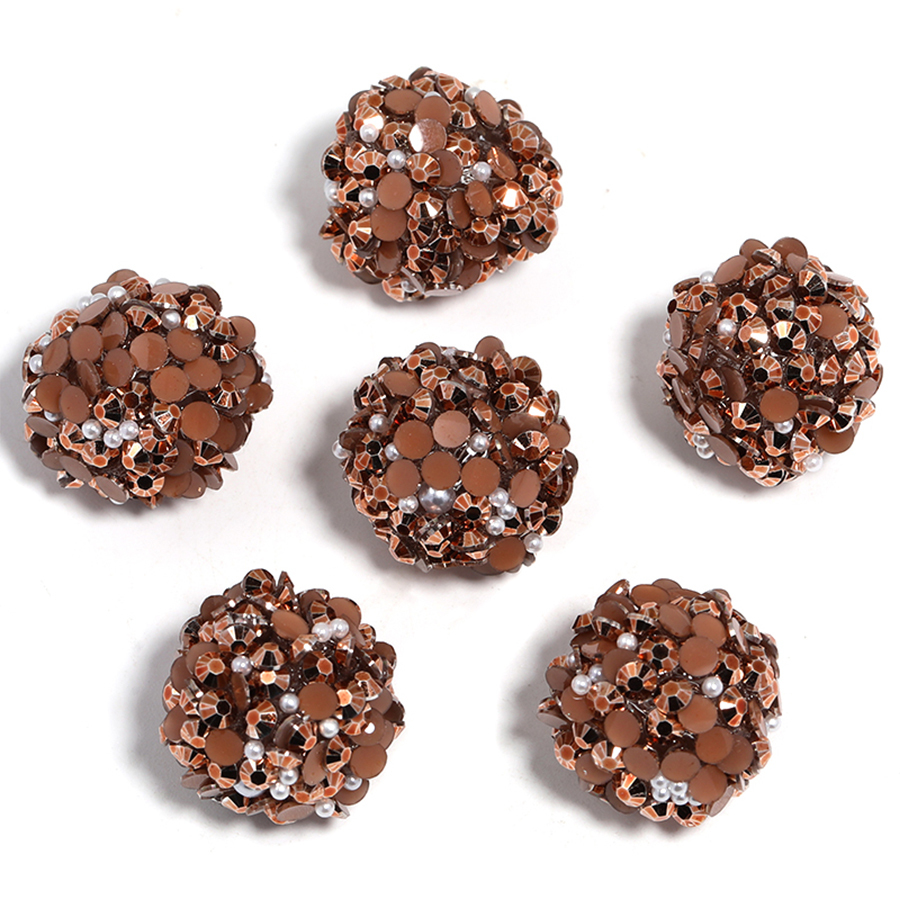 【B160】20pcs Acrylic Rhinestone Gems Pave DISCO Ball Beads for DIY-JPM