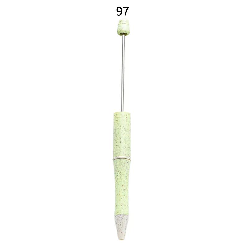【P1】Beadable Pens Bulk Plastic Bead Ballpoint Pens for DIY 