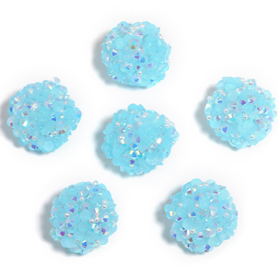 【B160】20pcs Acrylic Rhinestone Gems Pave DISCO Ball Beads for DIY-JPM