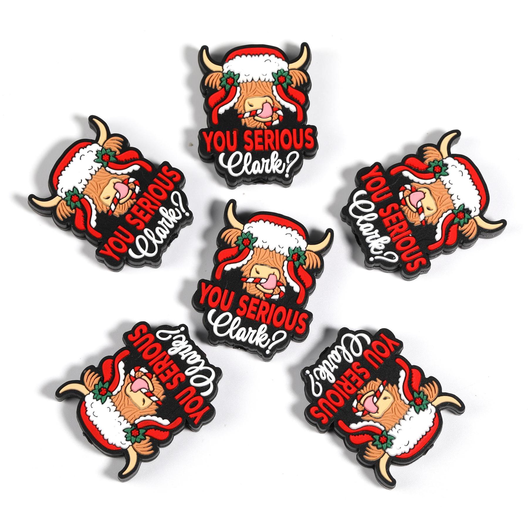 【B203】Silicone Focal Beads for Pens, Cute Character Beads for Keychains DIY Bracele Jewelry Making