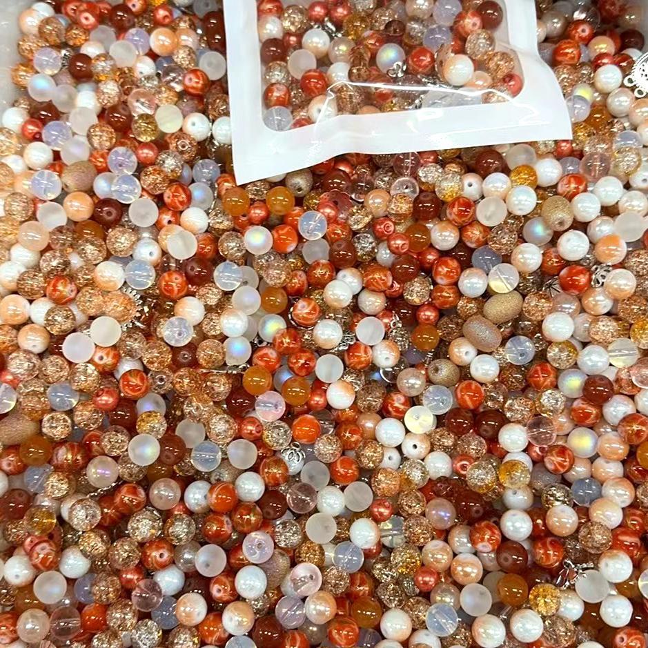 【HS2】For bracelet NOT FOR PENS! 5oz multi-style Colour mix bead accessories set with various shapes available