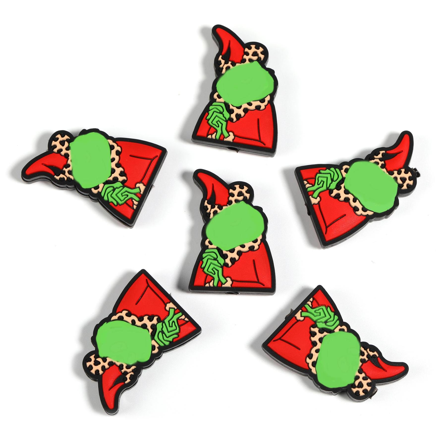 【B203】Silicone Focal Beads for Pens, Cute Character Beads for Keychains DIY Bracele Jewelry Making