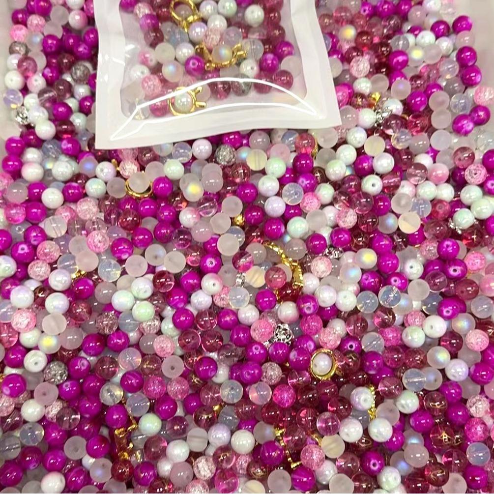 【HS2】For bracelet NOT FOR PENS! 5oz multi-style Colour mix bead accessories set with various shapes available