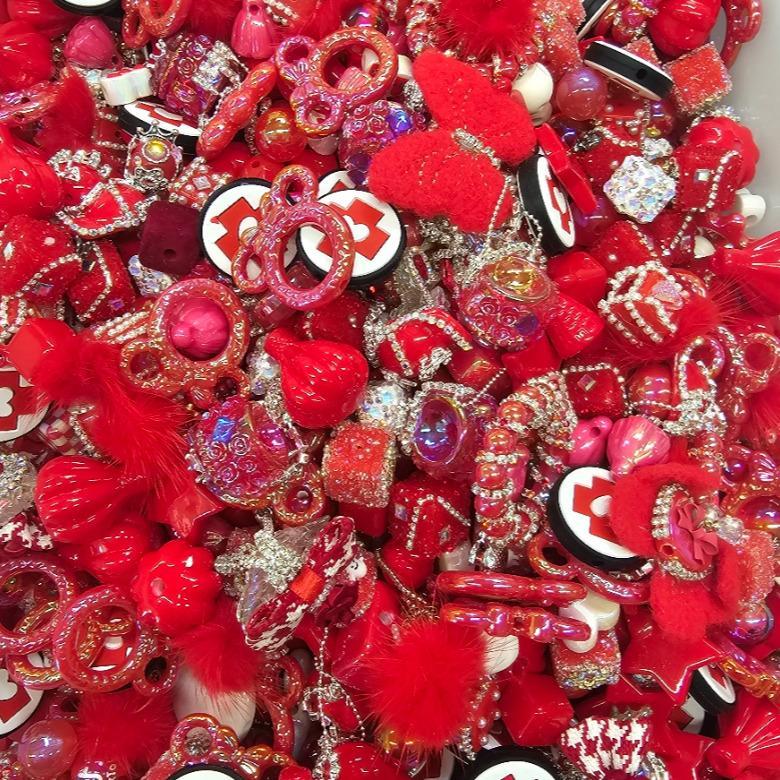 【HS】5oz Colour mix bead accessories set with various shapes available DIY Bead