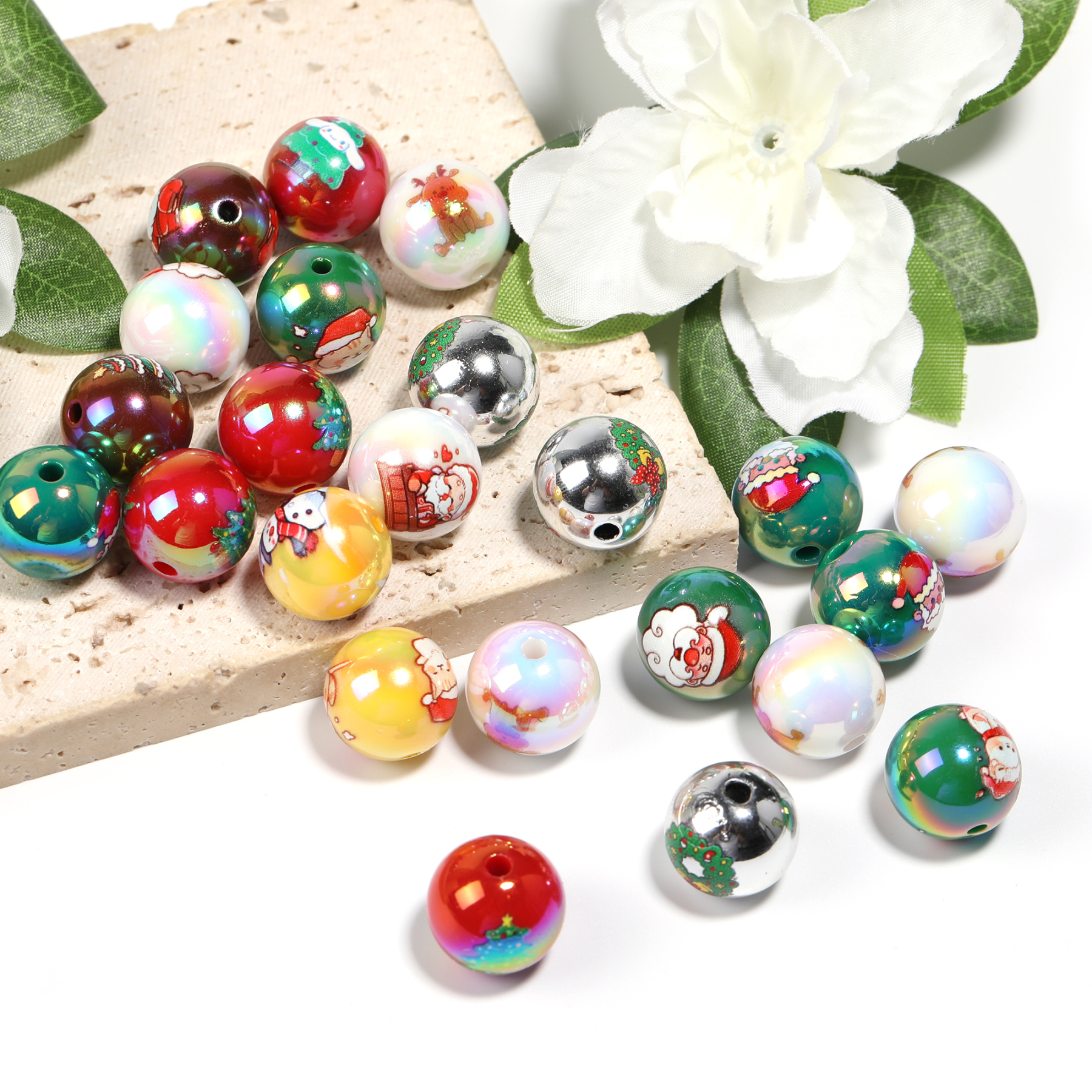 【B77】Christmas beads for DIY pens and more -JPM