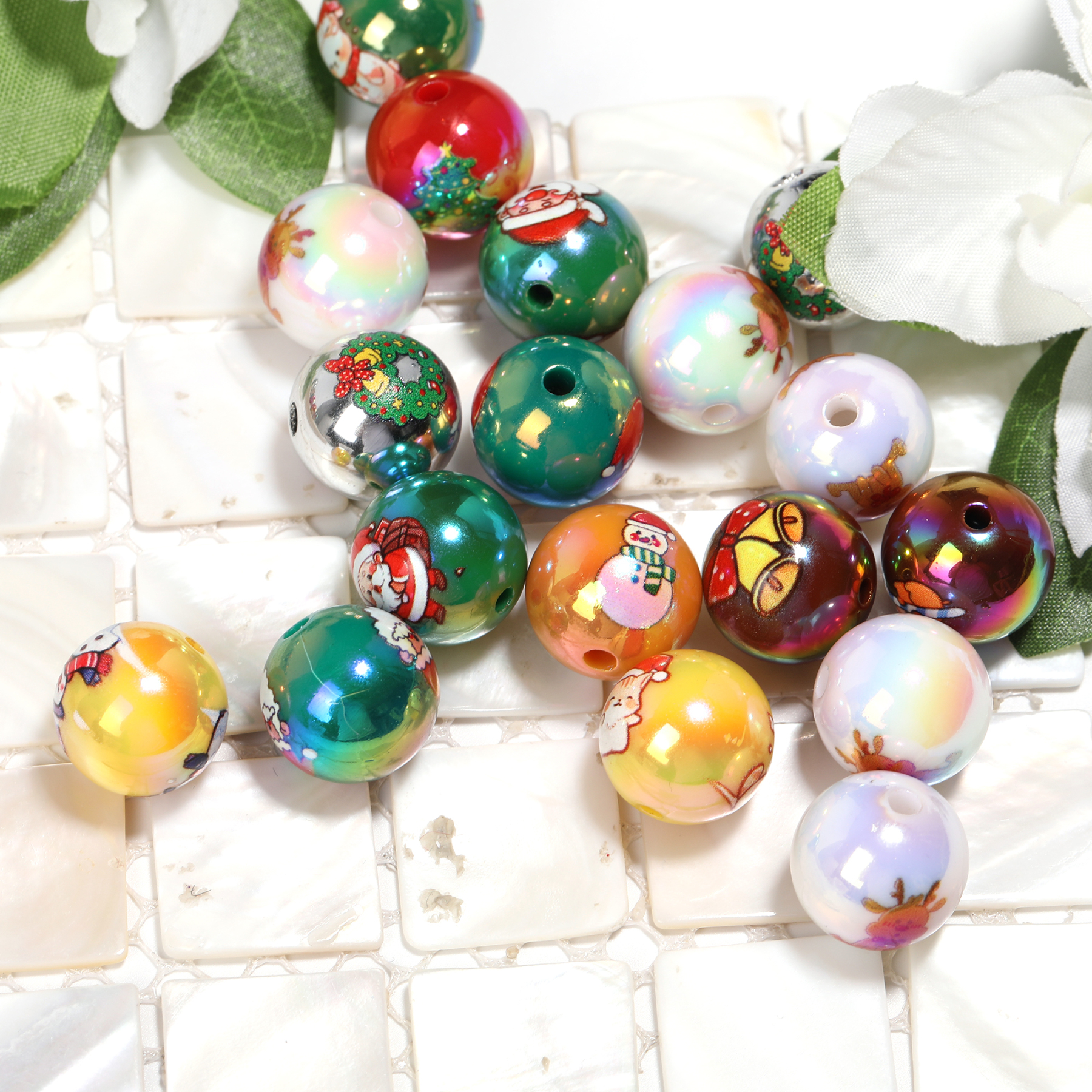 【B77】Christmas beads for DIY pens and more -JPM