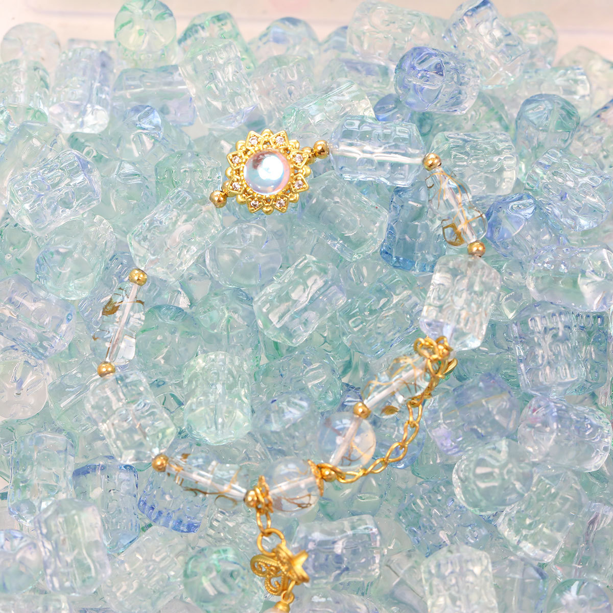 DIY Glass Beads Lucky Bags - Open in Live-JPM