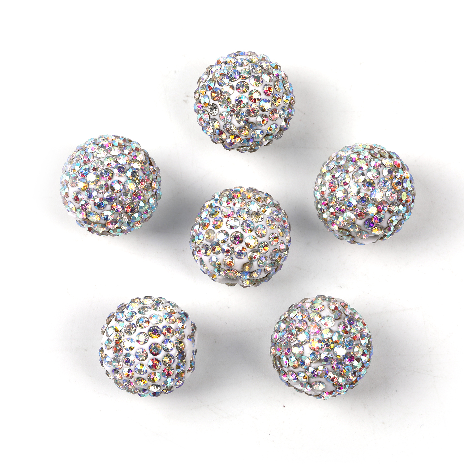 【B57】25pcs 20mm or Qty 100 10mm Handmade DIY beaded material -JPM