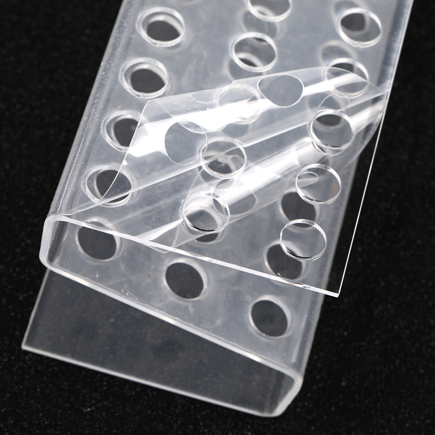 【P14】Transparent Acrylic Pen Holder Stationery Store Display Stand Office pen -JPM