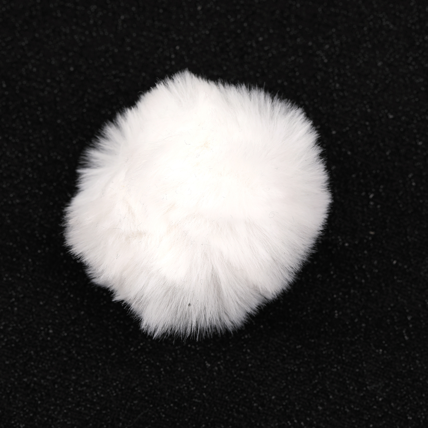 【M126】10pcs 6mm Faux Rabbit Fur Ball with Press Button DIY Hat Pompom -JPM