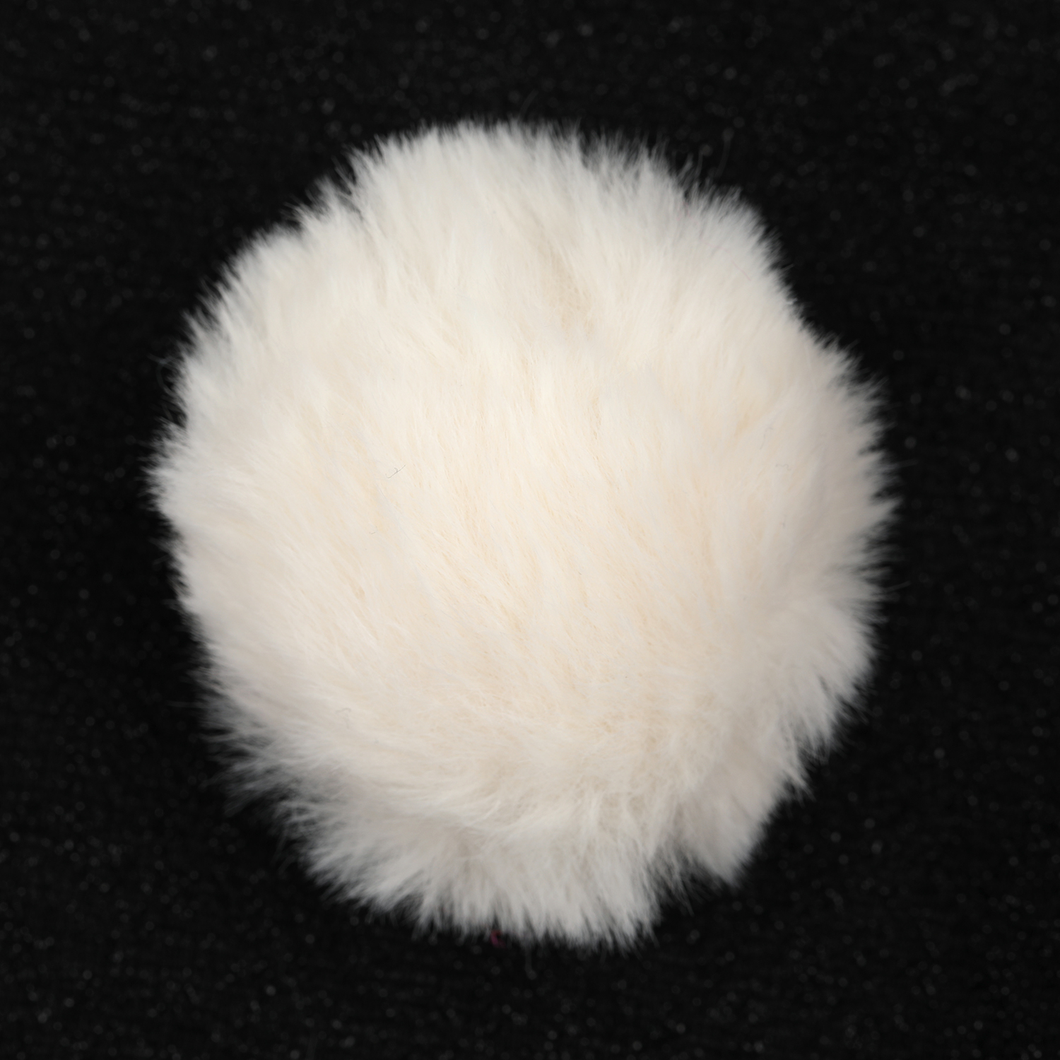 【M126】10pcs 6mm Faux Rabbit Fur Ball with Press Button DIY Hat Pompom -JPM