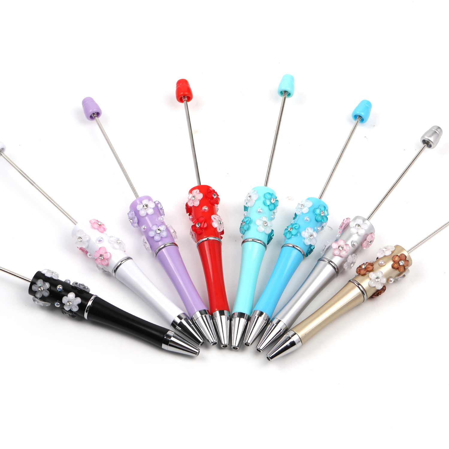 【P157】5pcs  Ballpoint pen colorful DIY ballpoint pen flower pen-JPM