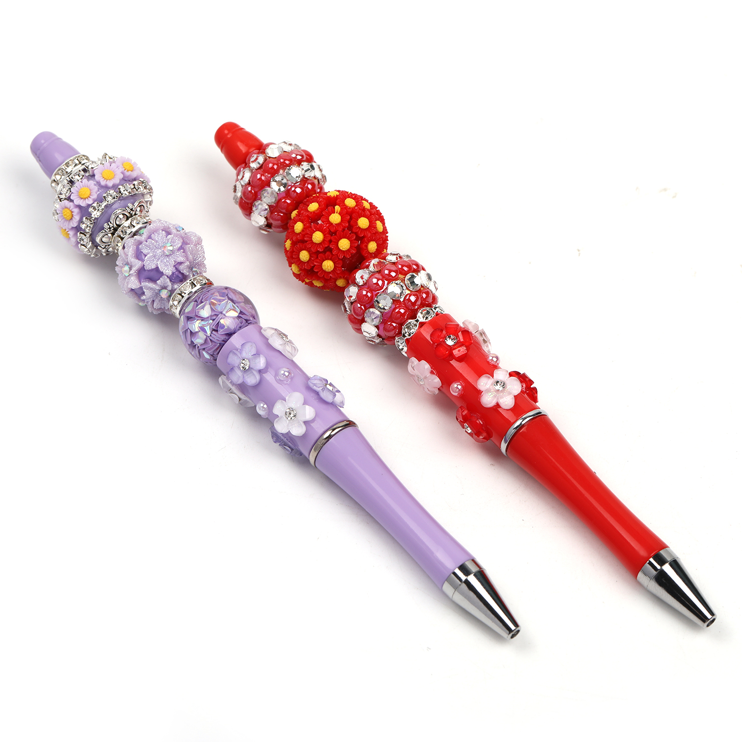 【P157】5pcs  Ballpoint pen colorful DIY ballpoint pen flower pen-JPM