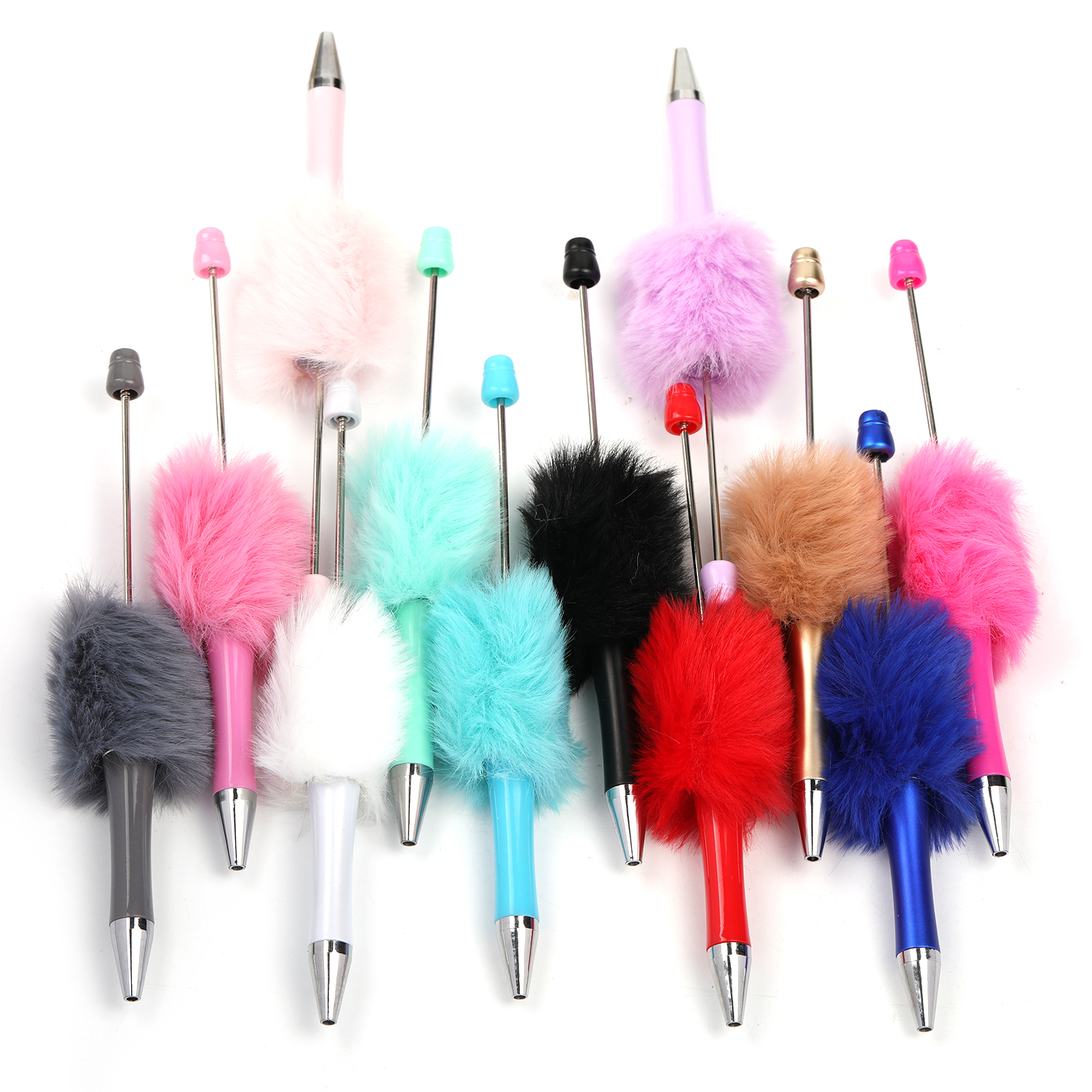 【P158】5pcs Plushest Pen colorful for DIY making-JPM