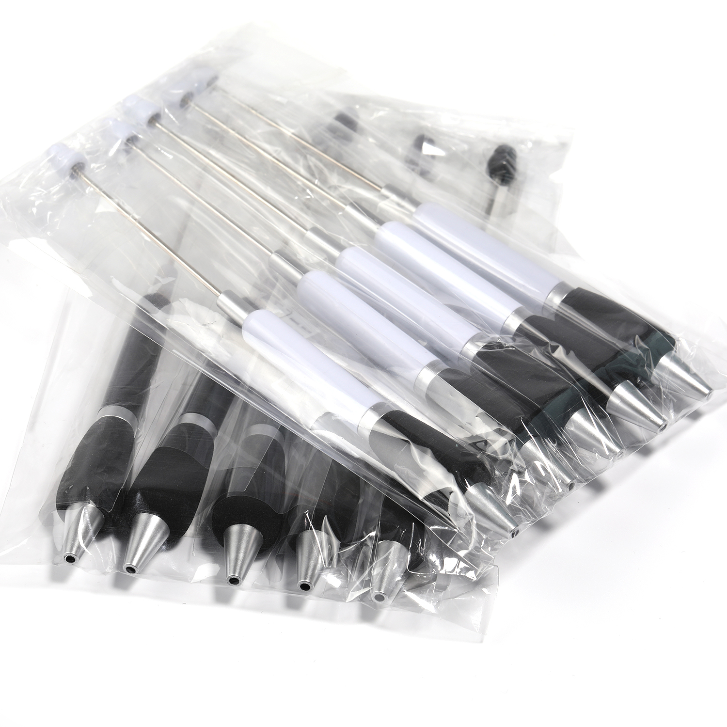 【P176】5pcs  Beadable Plastic Pen Blank-JPM